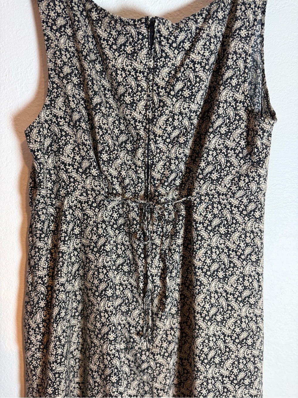 Paisley Black and Cream Floral Maxi Dress - Picture 3 of 7